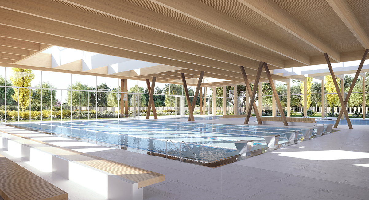 Centre aquatique Saint André de Cubzac / BLP & associés Architectes à